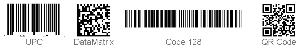Available barcode styles